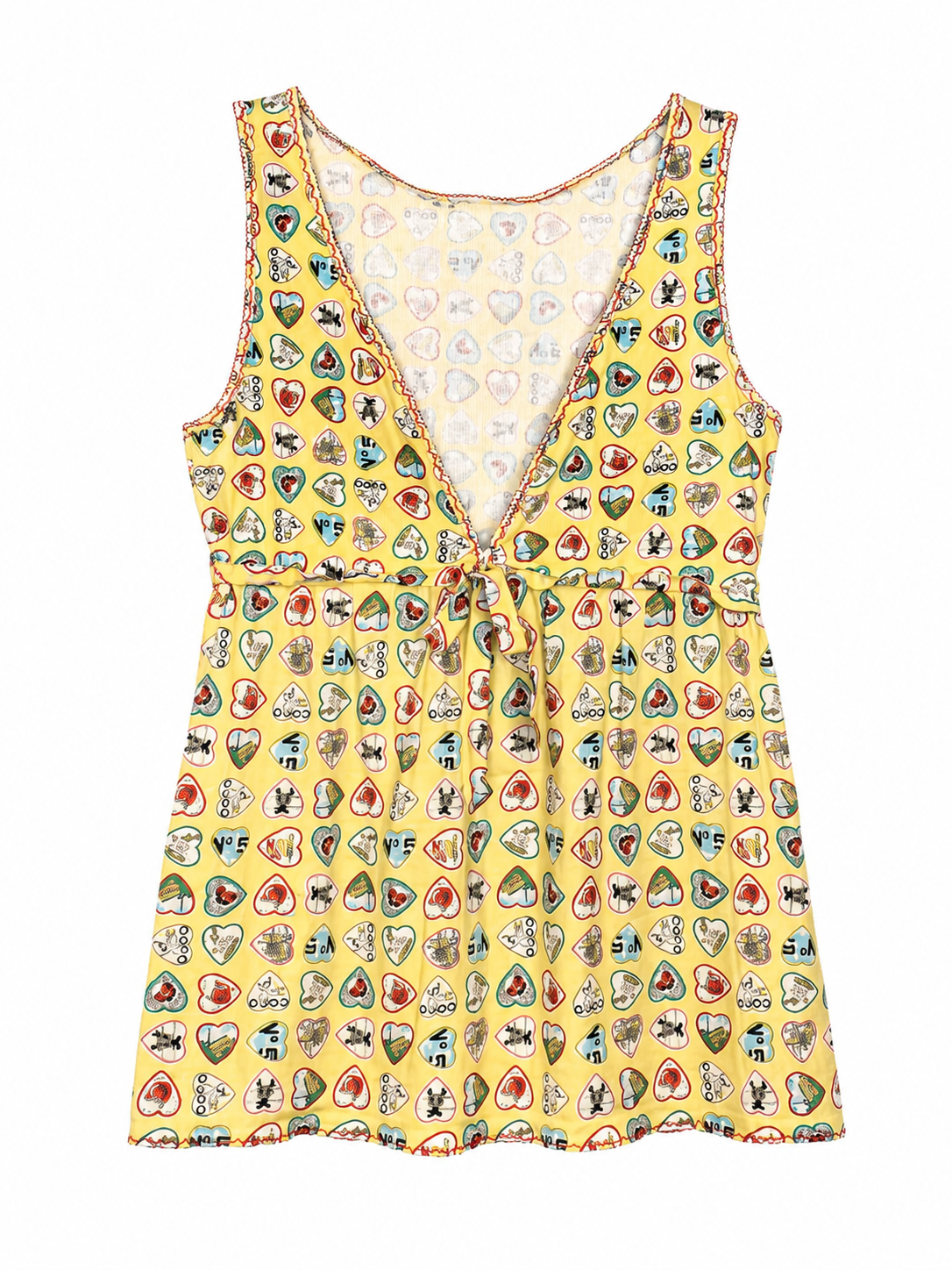 Chanel Valentine Heart Motif Tank Top, S/S 2006
