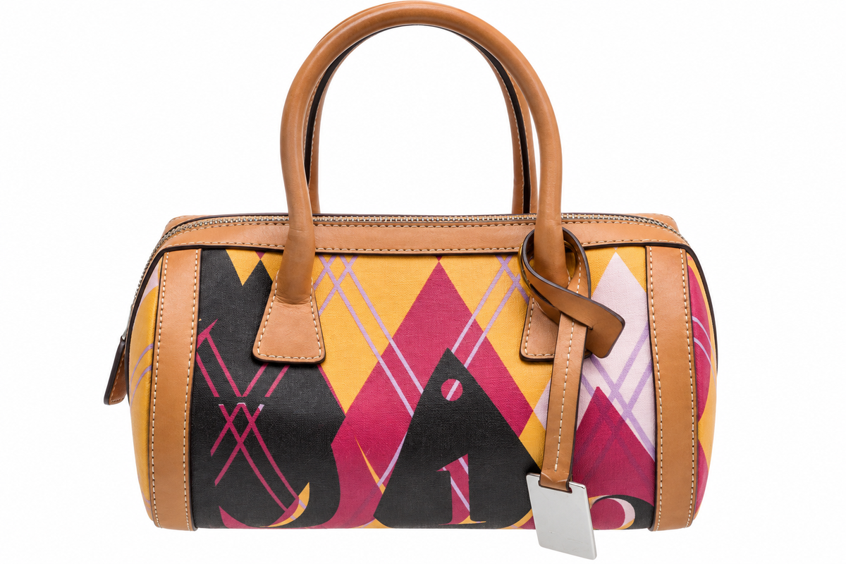 Christian Dior by John Galliano F/W 2004 Harlequin Boston Bag