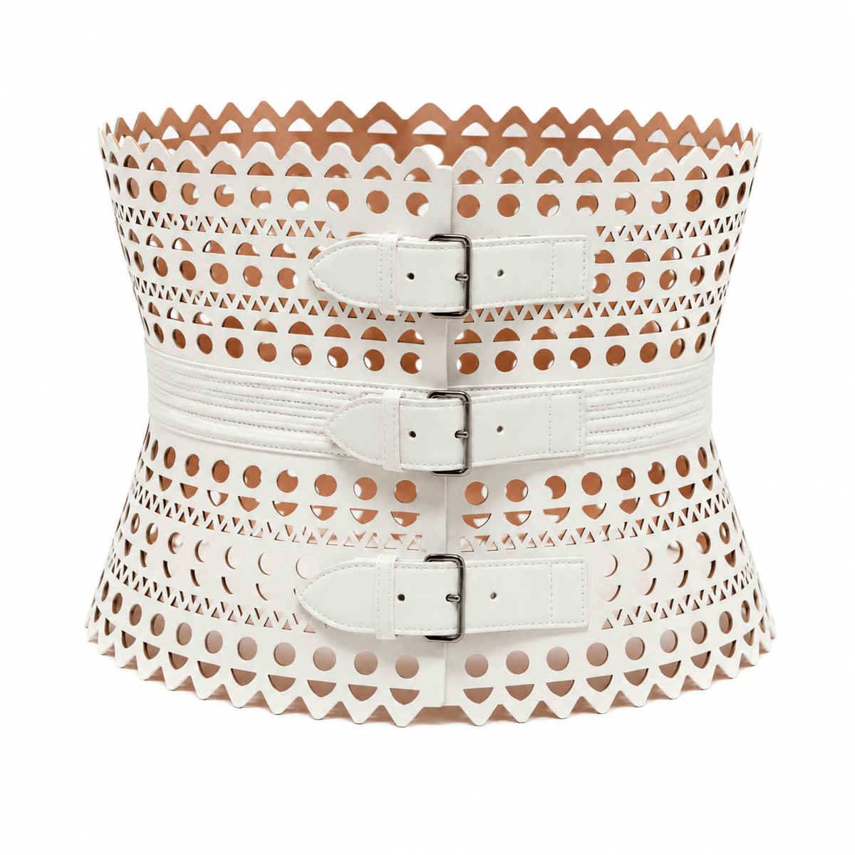 Azzedine Alaïa S/S 1992 Runway Perforated Corset Belt