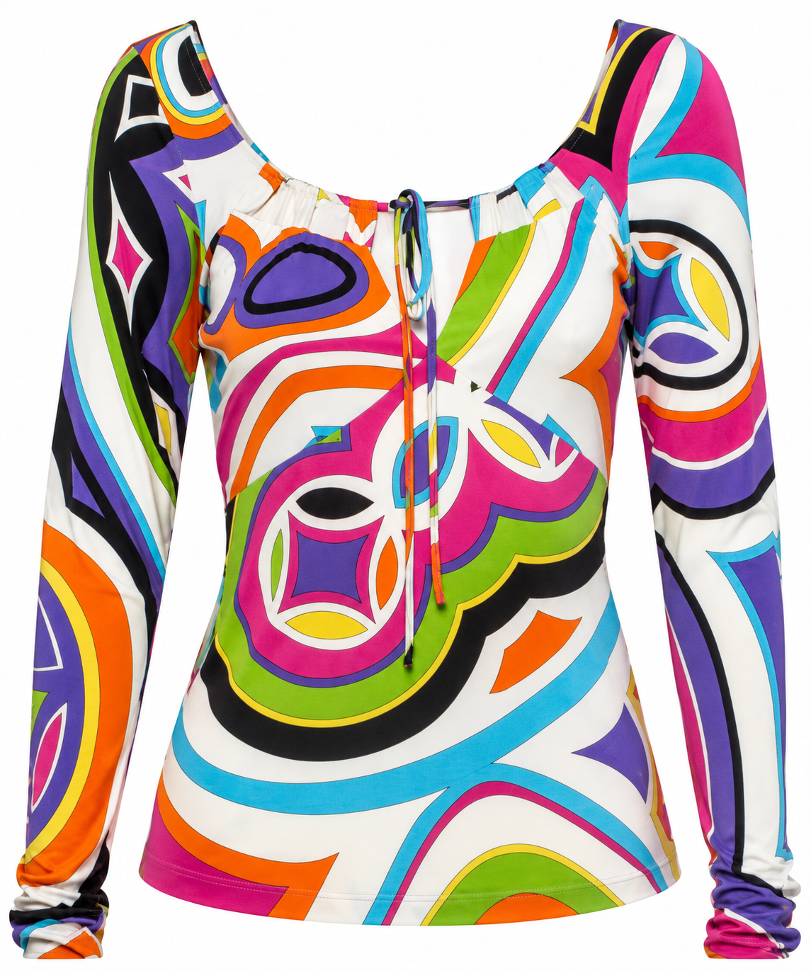 Emilio Pucci S/S 2005 Kaleidoscopic Print Top